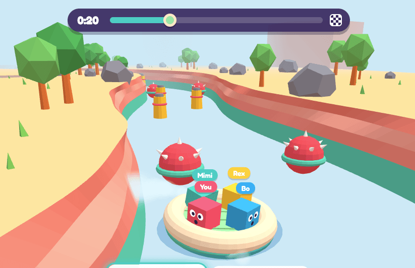 Puff River gameplay on the big screen